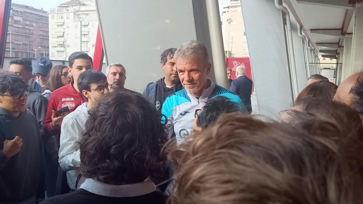 I tifosi a colloquio con Baroni