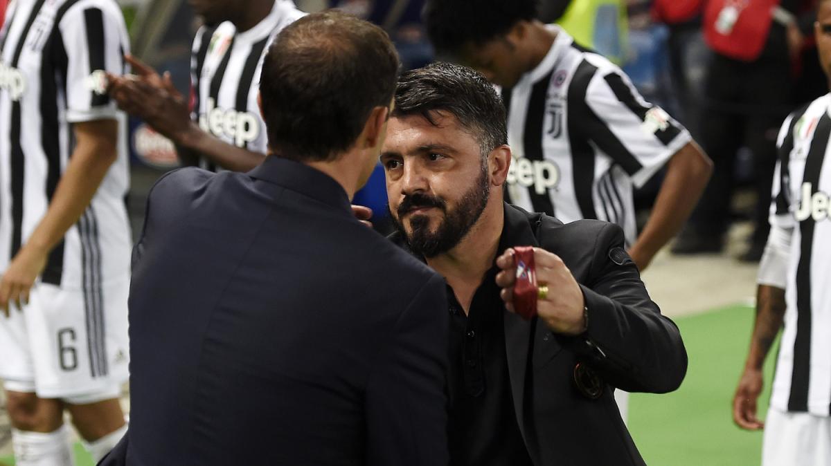 Allegri tende la mano a Gattuso: "Se fermiamo il campionato aiuteremo la Nazionale, ma credo che abbia grandi possibilità di andare al Mondiale”