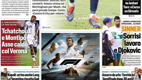 Tuttosport: “Tchatchoua e Montipò: asse caldo col Verona”