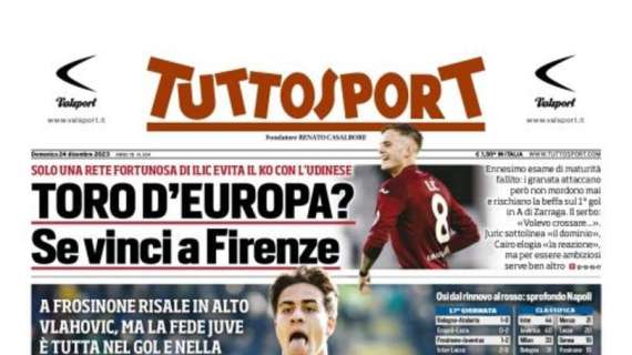 Tuttosport: “Toro d’Europa? Se vinci a Firenze”