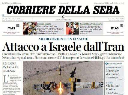 Il Corriere della Sera: “Pari tra Toro e Juve. Oggi tocca a Inter e Milan”