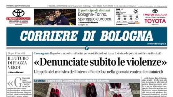 Domani la sfida al Torino, Corriere di Bologna: "Il Bologna va a caccia di gol per l'Europa"