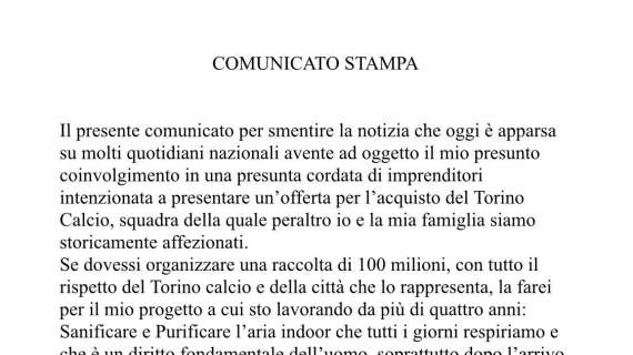 Paolo Ferrero smentisce: “Non compro il Torino”