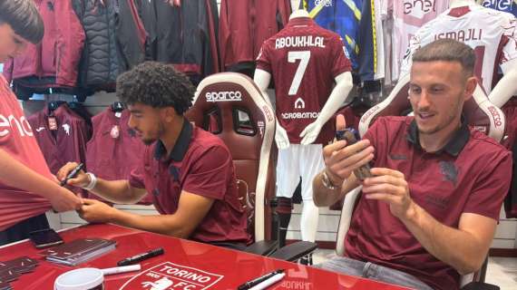 Evento al Toro Store con Aboukhlal e Ismajli