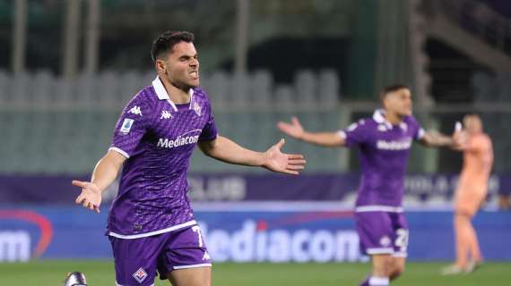 Serie A: Fiorentina avanti sul Sassuolo di misura all'intervallo 