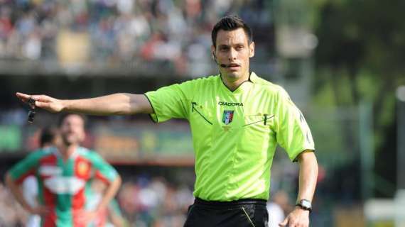 La sfida contro il Cesena affidata a Mariani, l'arbitro di Torino-Palermo
