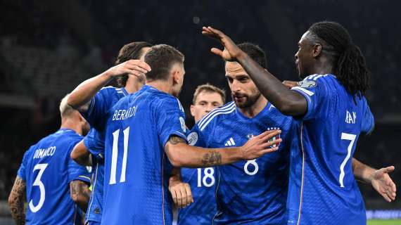 Italia-Malta 4-0, gli azzurri restano secondi nel girone