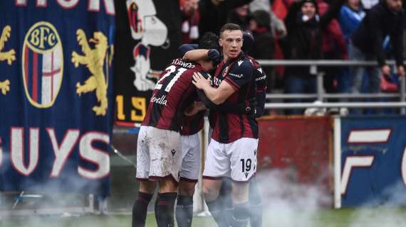 L'Inter cade a Bologna 