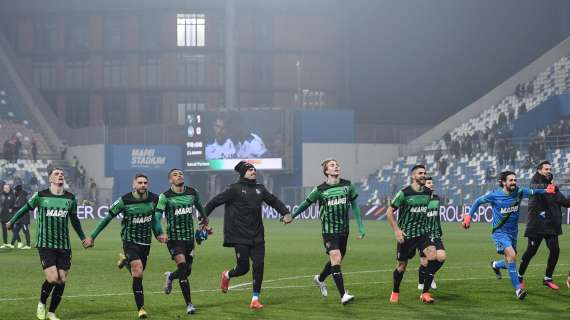 Serie A, il Sassuolo è matematicamente retrocesso 