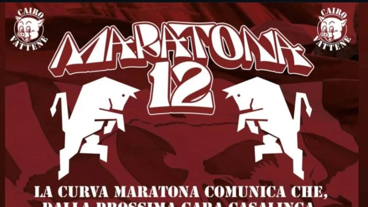 La Maratona 12 continuerà la contestazione contro la società Torino Fc, ma esporrà gli striscioni allo stadio