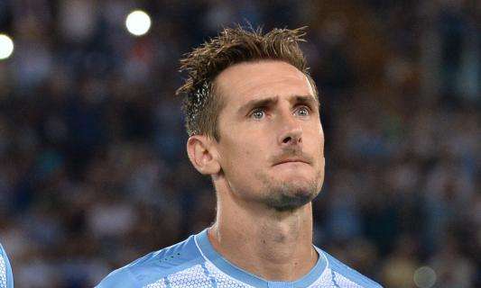 Lazio, Klose: "In un paio di partite tornerò al top"