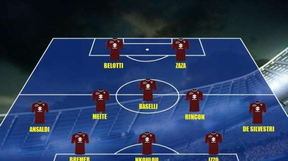 Probabile formazione Toro - Uno o due dubbi per Mazzarri