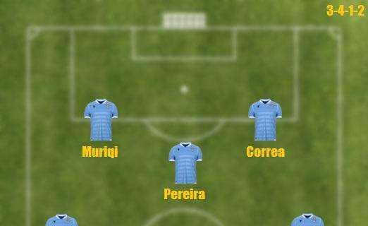 Probabile formazione Lazio - Tanti dubbi sull'undici iniziale