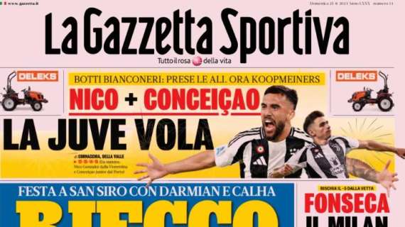 Prima Pagina La Gazzetta