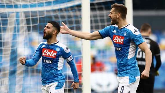 Coppa Italia - All'intervallo è avanti il Napoli, Immobile fallisce un penalty