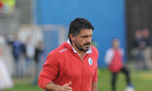 Gattuso: "Siamo contenti della prestazione, ma il nostro obiettivo è il campionato"