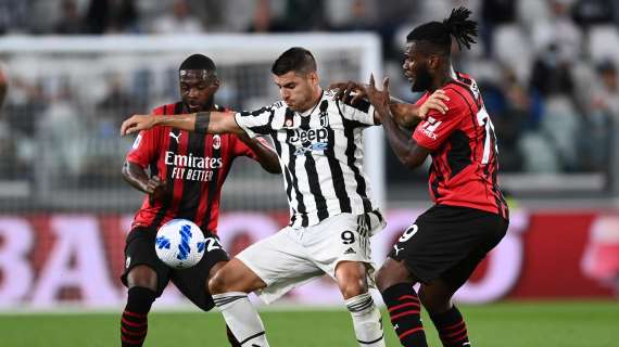 Juventus-Milan 1-1: Rebic risponde a Morata, Allegri ancora bloccato