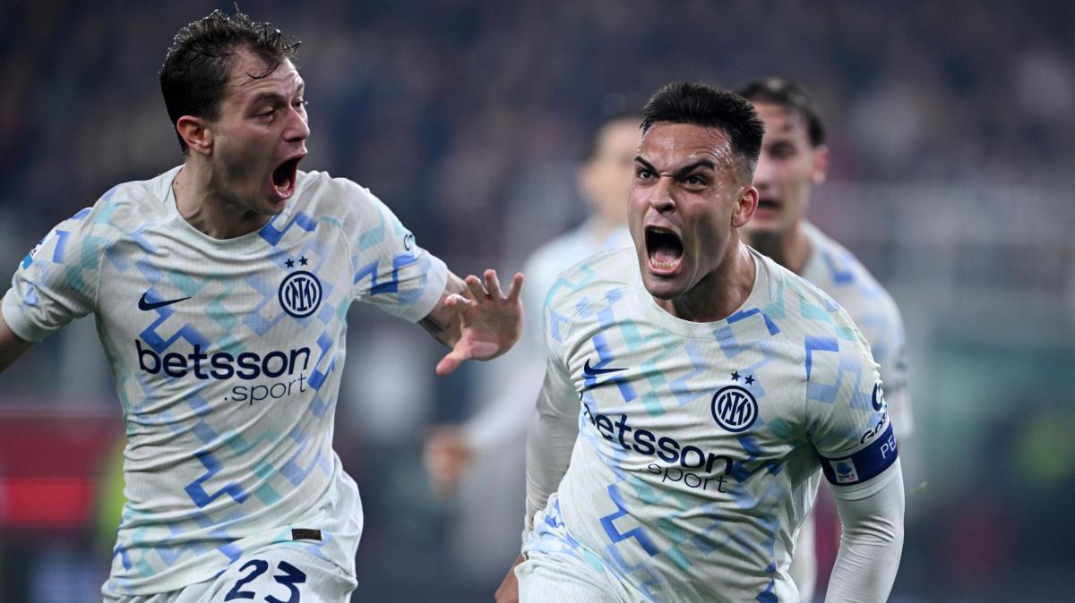 Serie A: Inter avanti 2-0 sul Genoa all'intervallo a Marassi 