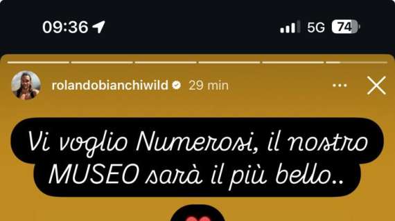 La Partita della Leggenda 2025, la storia su Instagram di Rolando Bianchi