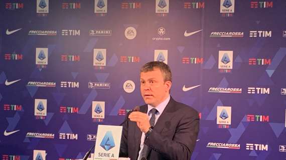 Il presidente della Lega Serie A Casini in visita al Torino