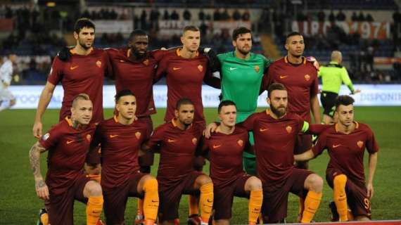 Roma in campo, ma per preparare la partita di Europe League 