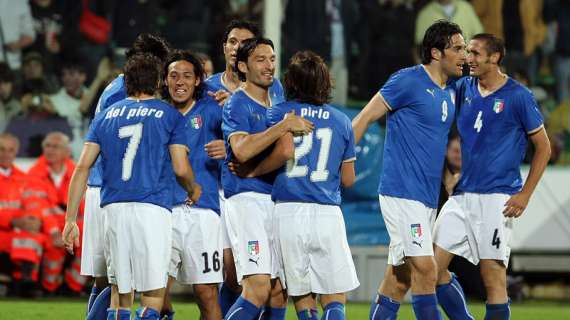 Gli Azzurri a Milano Marittima per prepararsi contro la Svezia