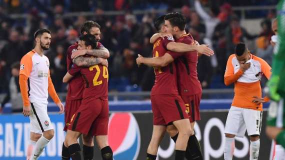 Champions League, la Roma passa il turno grazie al gol di Dzeko