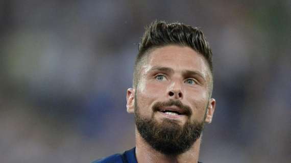 Milan, Giroud in arrivo domenica. Lunedì le visite mediche