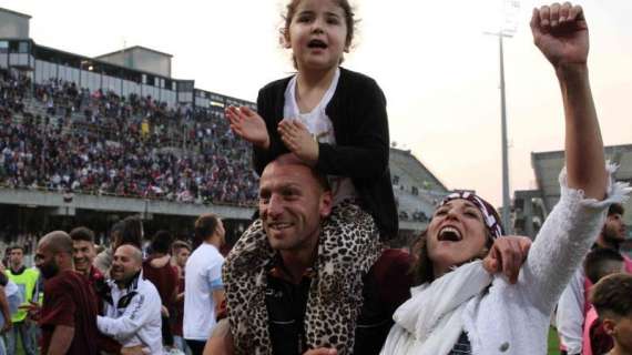 Salernitana, la bandiera Pestrin confermata per il ritorno in B