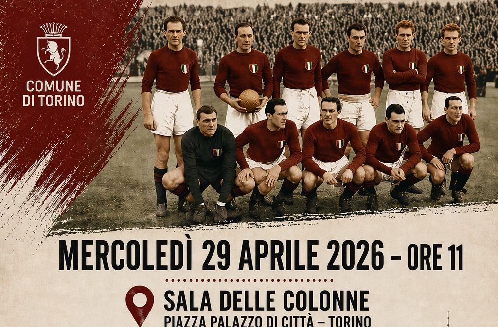 “The Day After. Il Grande Torino dopo il Grande Torino” il libro di Turco e Savasta sarà presentato mercoledì 29 aprile