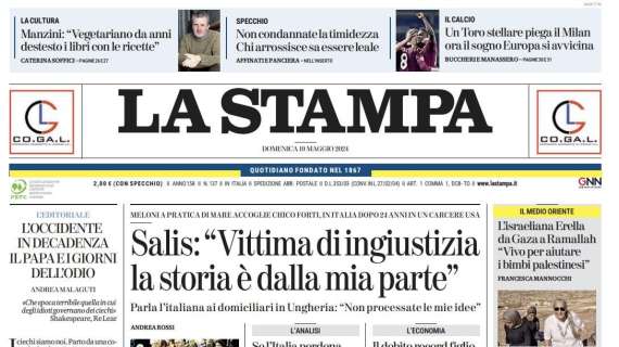 La Stampa: “Un Toro stellare piega il Milan. Ora il sogno Europa si avvicina”