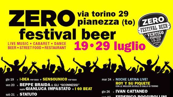 Lo Zero Festival Beer devolve al Museo del Toro il ricavato della prima serata