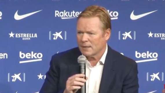 BARCELONA FC boss KOEMAN: "Garcia? He only wanted some more limelight"