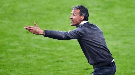NATIONS - Luis Enrique on his middle finger to a fan incident 