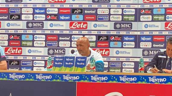 SERIE A - Napoli, Spalletti happy to play in a stadium full of fans 