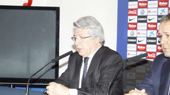 ATLETICO MADRID chairman Cerezo: "SIMEONE's happy here with us"
