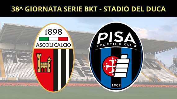 RIVIVI IL LIVE - ASCOLI - PISA 2-1: IL PICCHIO SUPERA IL PISA, MA RETROCEDE IN SERIE C