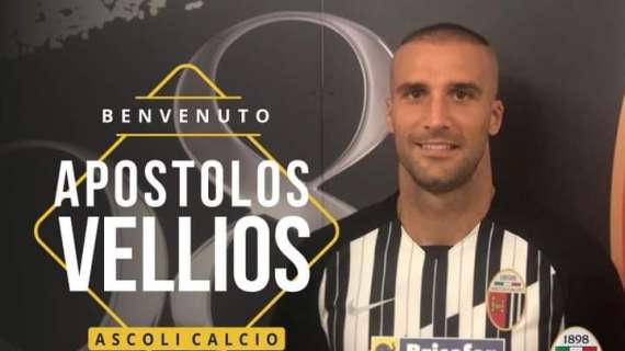UFFICIALE - Vellios è un nuovo giocatore dell'Ascoli! 