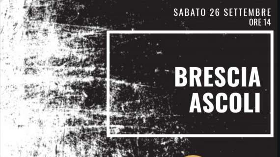 BRESCIA - ASCOLI 1-1, inizia con un pareggio il campionato del Picchio