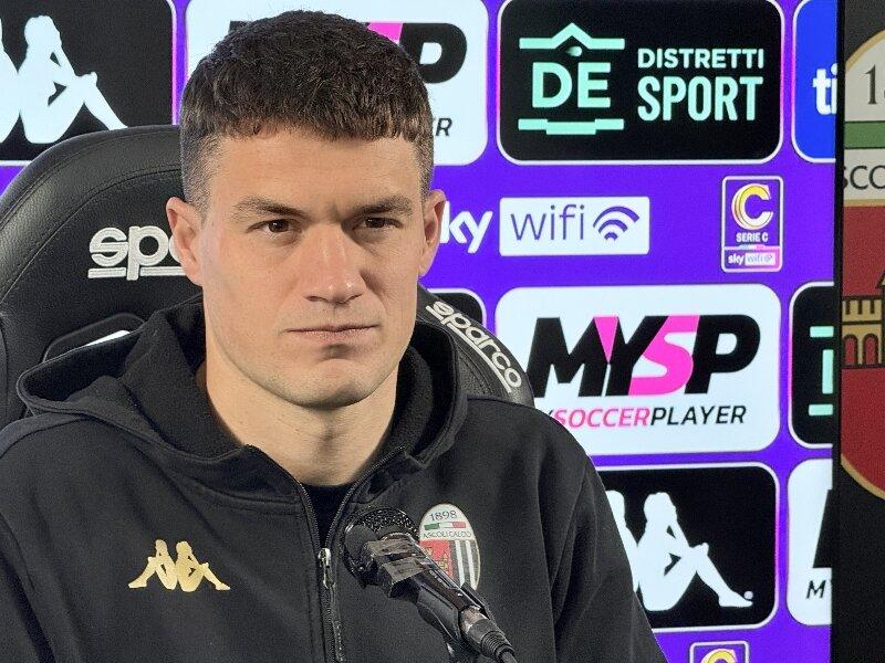 Union Brescia-Ascoli 1-1, Curado: "Bravi a rientrare in partita, domenica sarà tosta"