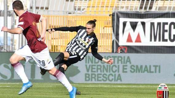 Cosenza-Ascoli, Quaranta: "Avrei voluto festeggiare il mio gol con una vittoria"