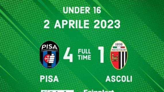 Under 16: Pisa - Ascoli 4-1