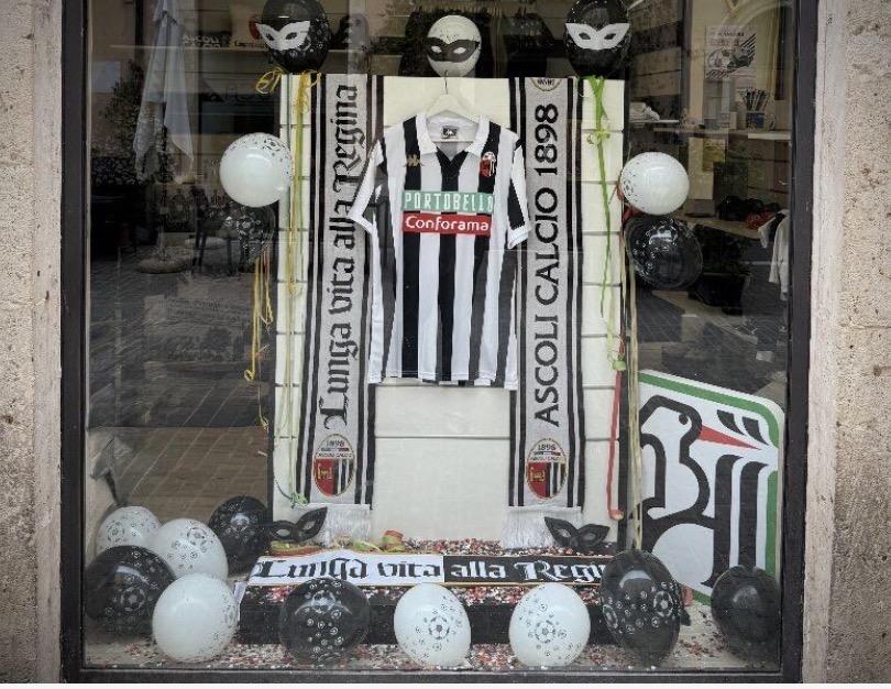 Giovedì grasso e Ascoli-Torres: da domani nuova apertura Ascoli Store