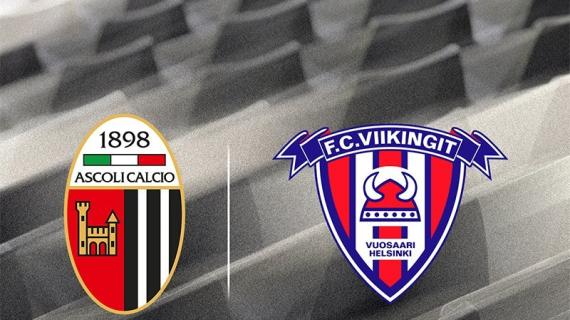 ASCOLI CALCIO | NASCE LA COLLABORAZIONE COL CLUB FINLANDESE DEL VIIKINGIT RY