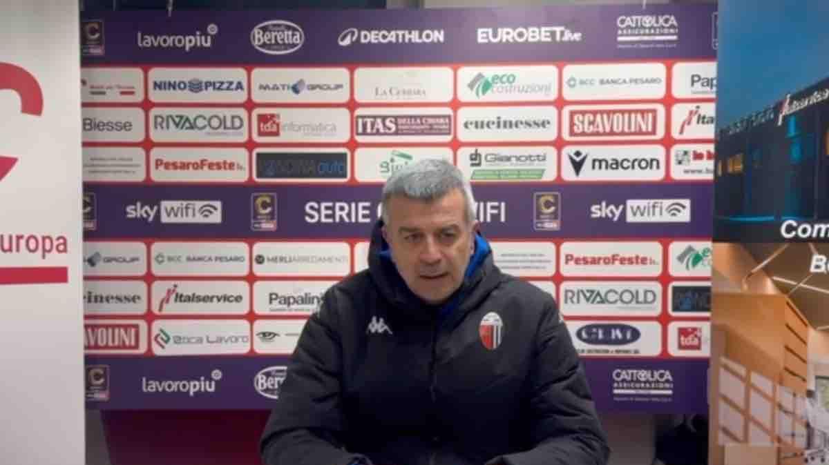 Vis Pesaro-Ascoli 1-1, Tomei: "Felice della reazione dei miei ragazzi" | VIDEO