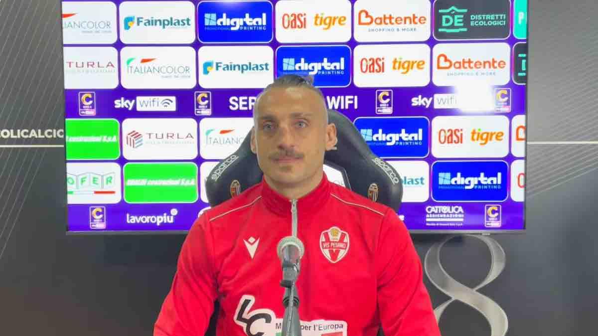 Ascoli-Vis Pesaro 2-1, Tonucci: "Abbiamo assaporato la vittoria fino al 90'"