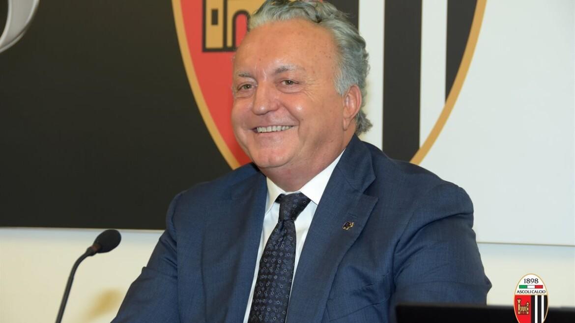 Ascoli in B, i complimenti di Pulcinelli: "Complimenti a tutti, soprattutto a Passeri"