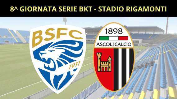 BRESCIA-ASCOLI 1-1: PICCHIO BEFFATO NEL FINALE