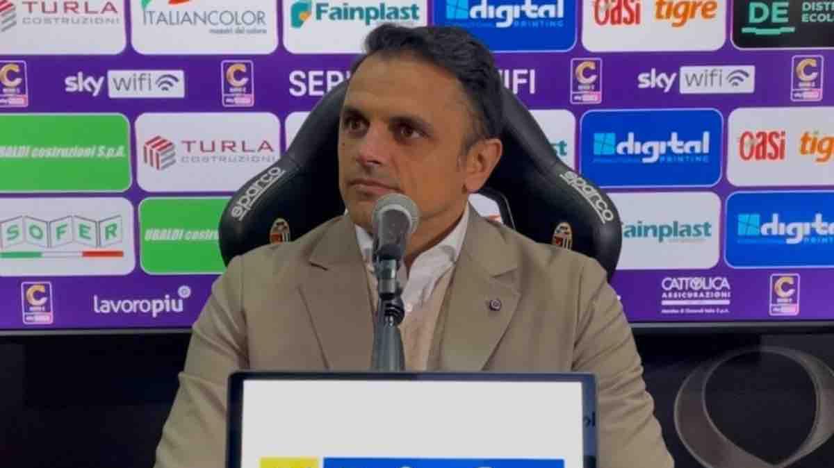 Ascoli-Arezzo 0-2, Patti: "Mai parlato di primo posto, i nostri obiettivi non cambiano" | VIDEO