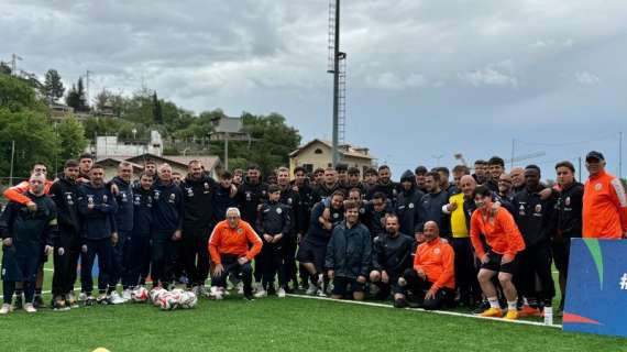 Ascoli Calcio: allenamento a Monterocco coi calciatori di Ascoli Special